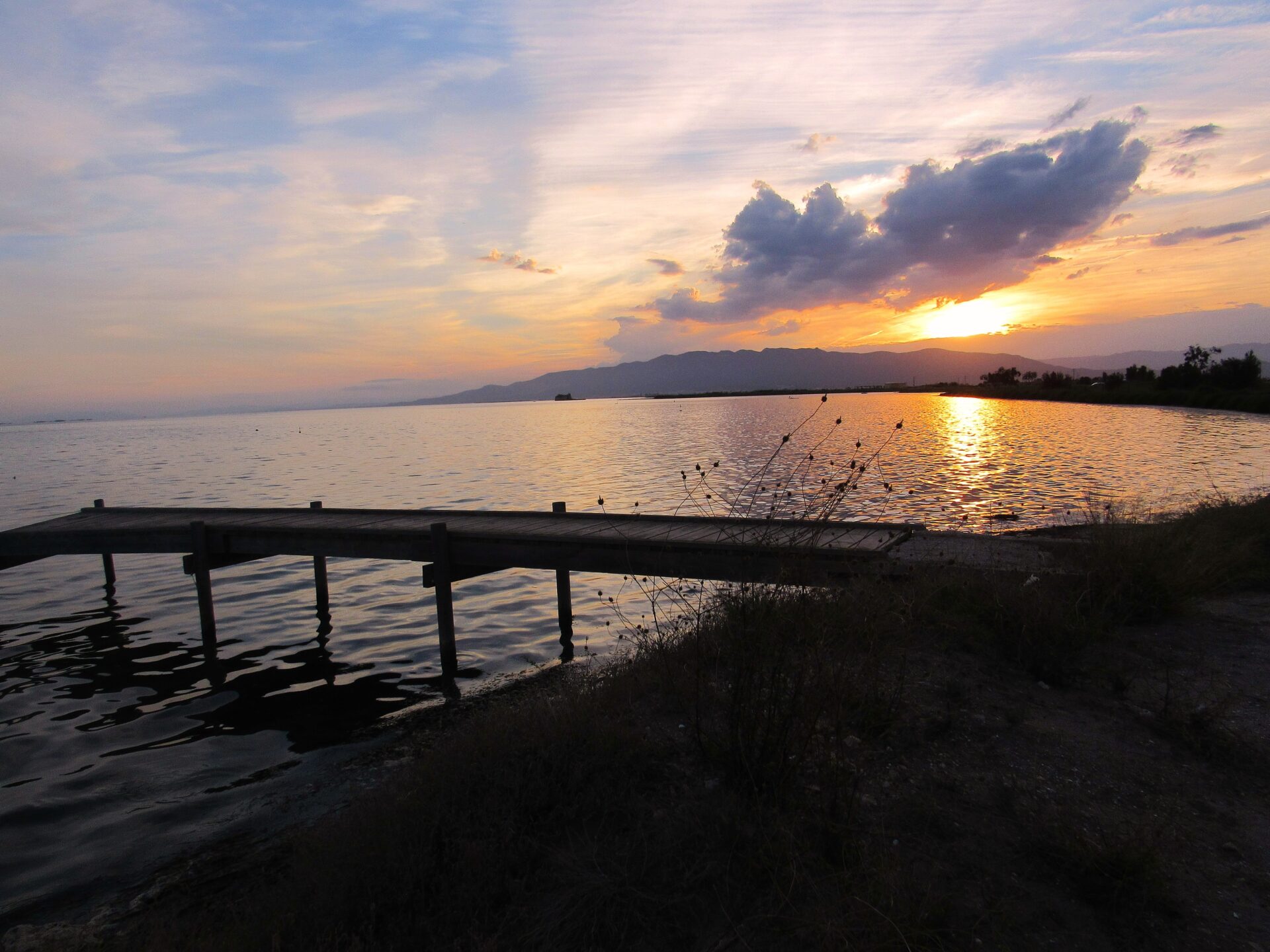 Puesta de sol en el Trabucador 