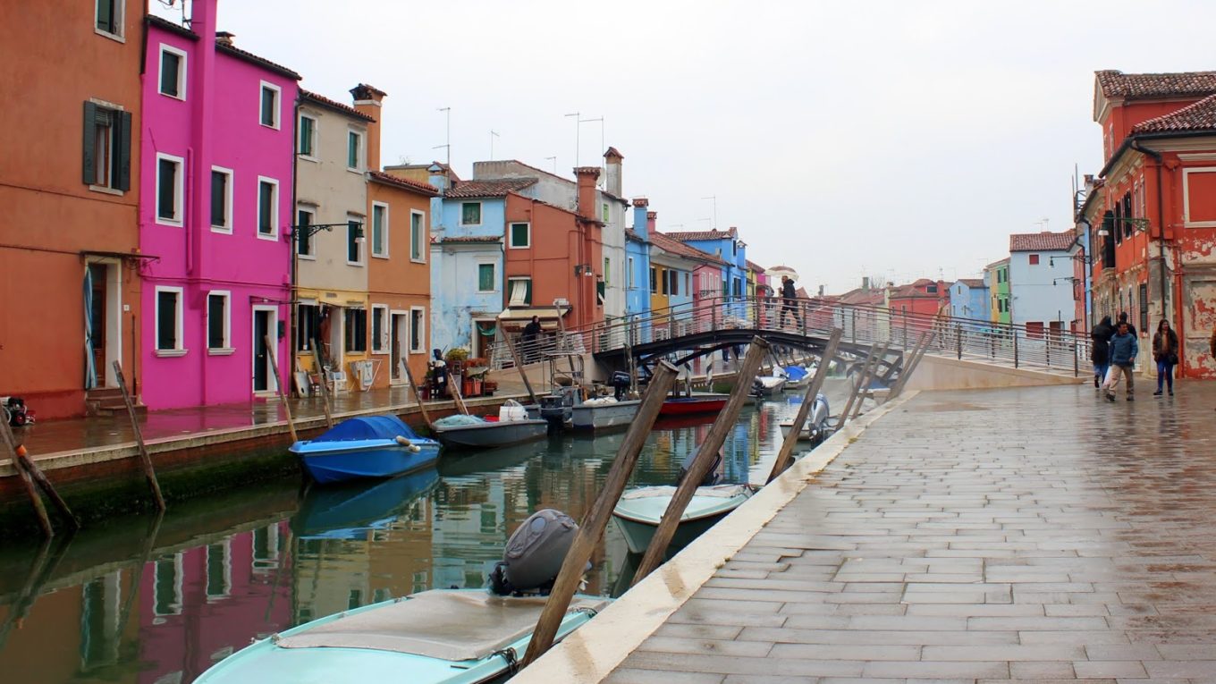 Isla de Burano en Venecia