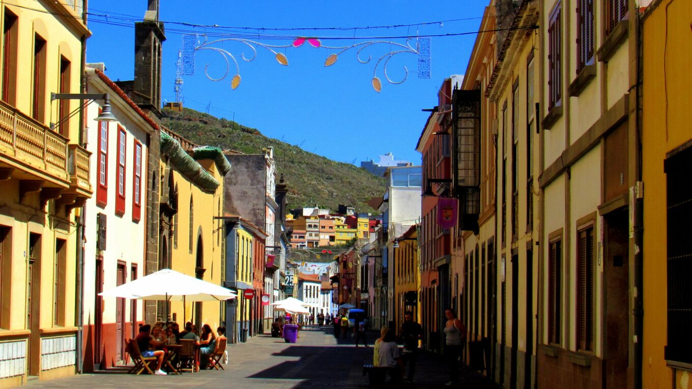 Calles de colores en San Cristóbal de la Laguna