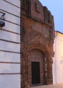 Palacio de los Zapata en Llerena Fachada del palacio de los Zapata en Llerena