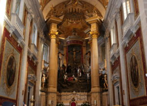 Interior capilla de Bon Jesus do Monte