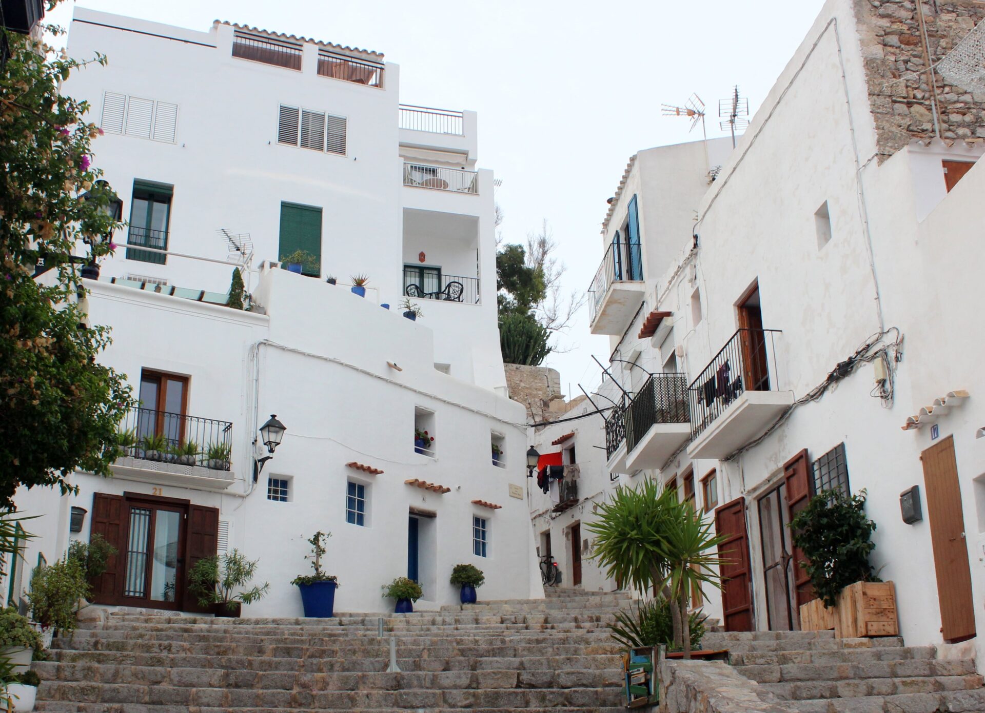 Casas blancas de Ibiza