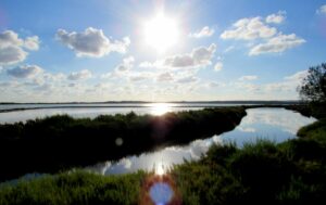Estany de Pudent en Formentera Laguna de Pudent en Formentera