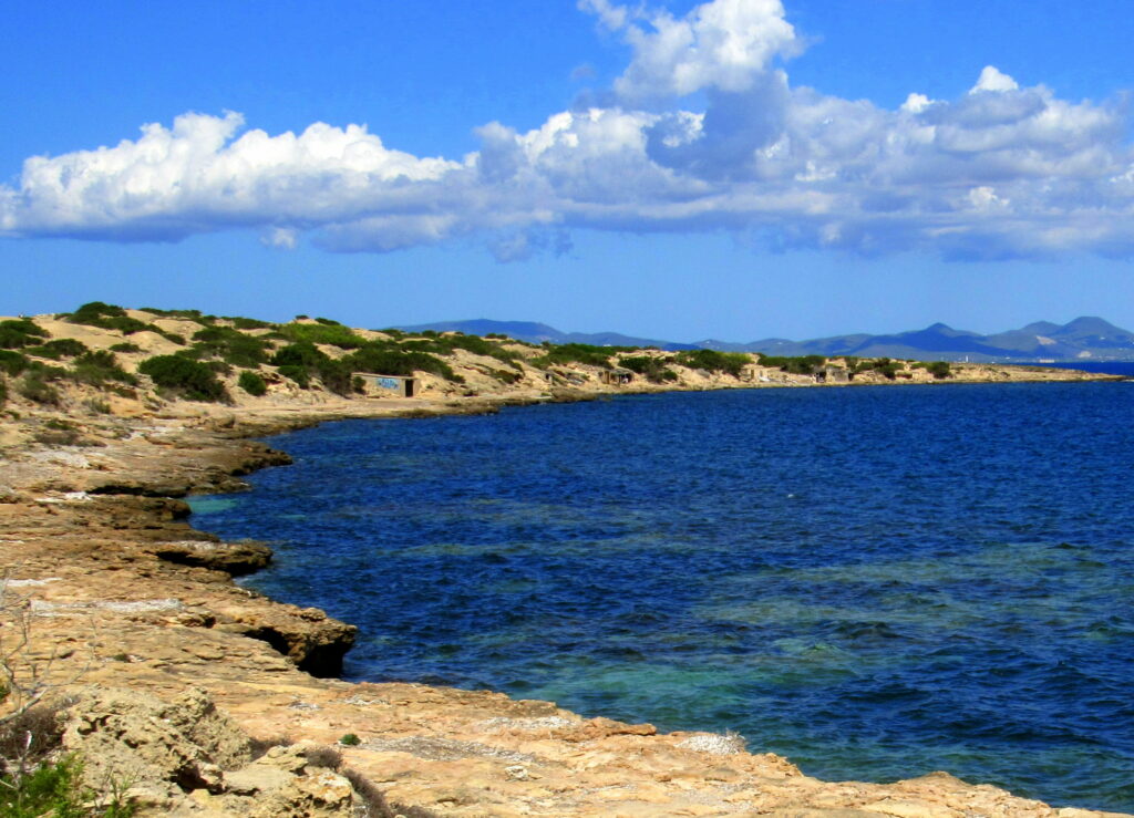 Caló de s'Oli en Formentera