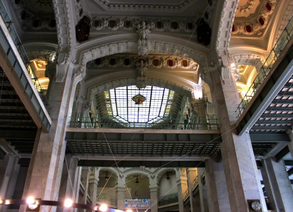 Estructuras de hierro del Palacio de Cibeles