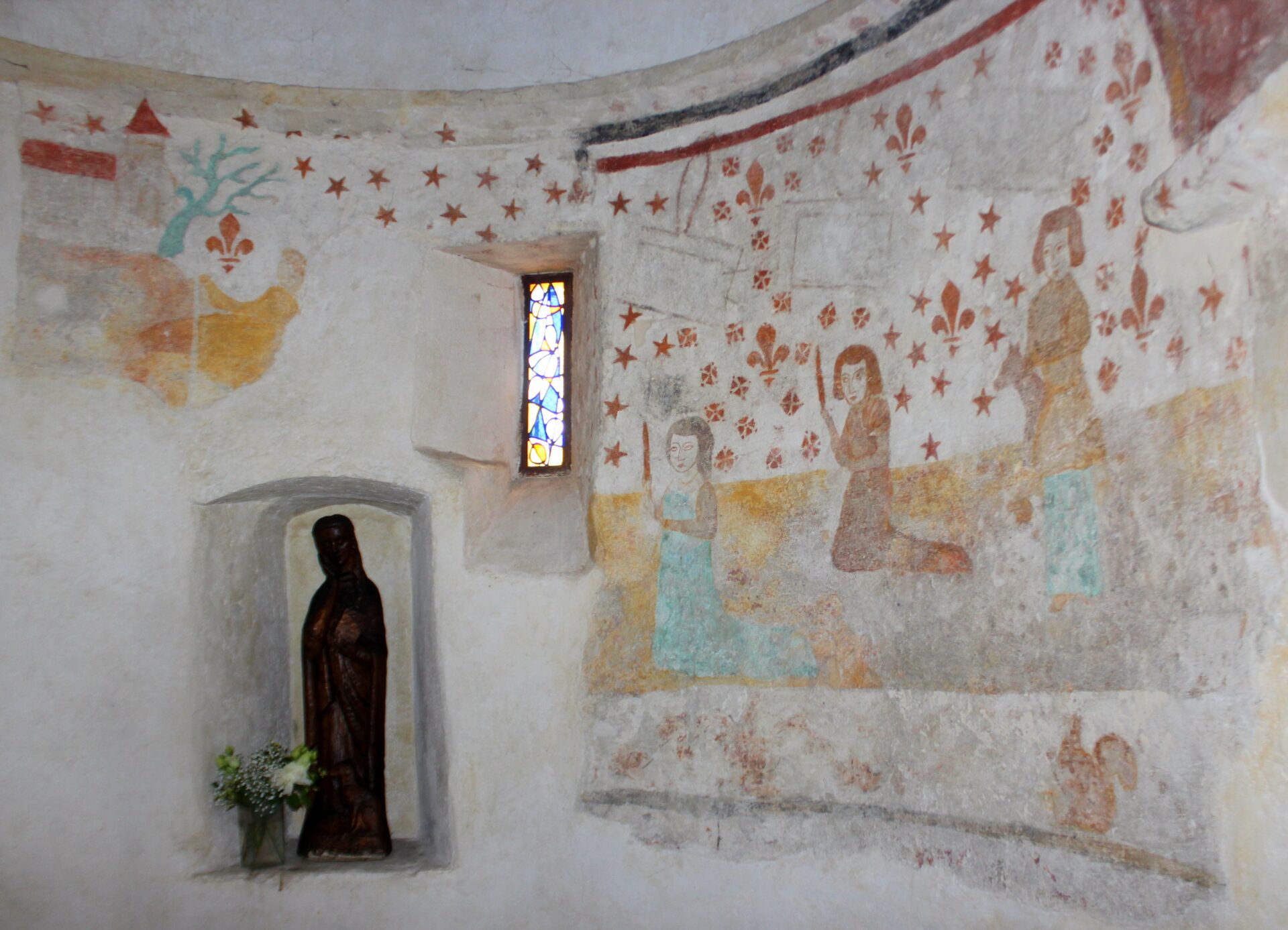 Iglesia de Saint Eloi en Bahía de Arcachón Pinturas murales iglesia de Saint Eloi
