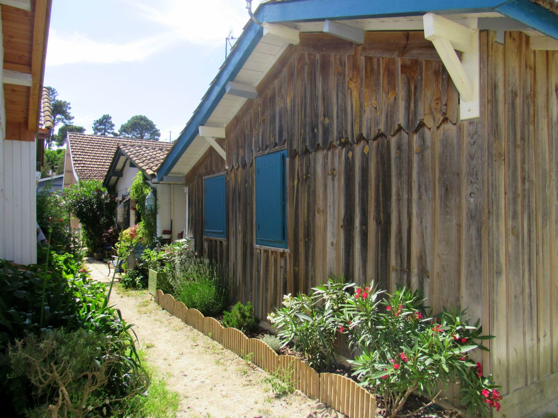 Cabañas pescadores bahía de Arcachon
