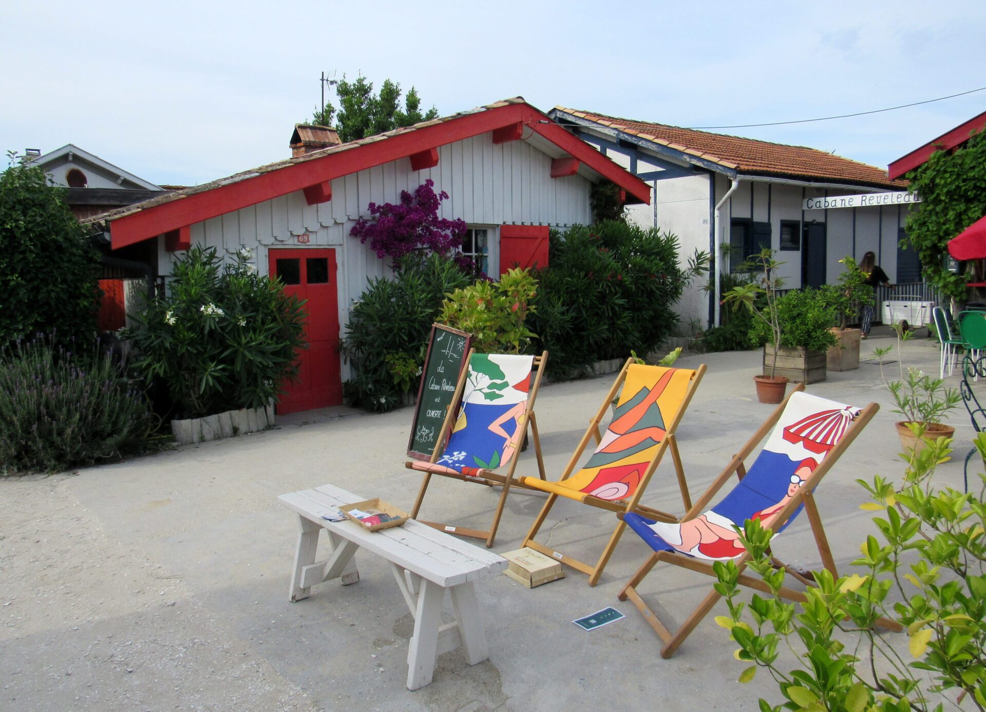 Canon pueblo ostricola bahía de Arcachon
