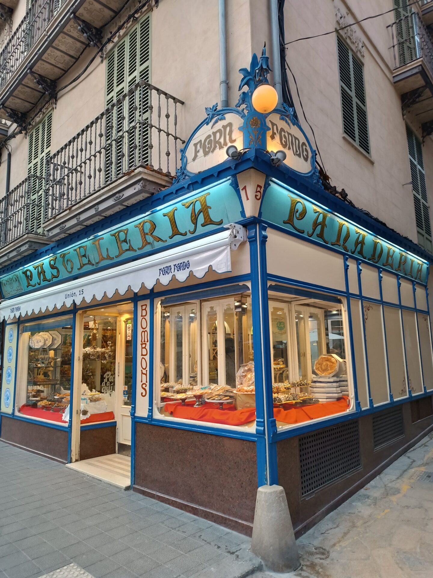 Pastelería de ensaimadas en Palma