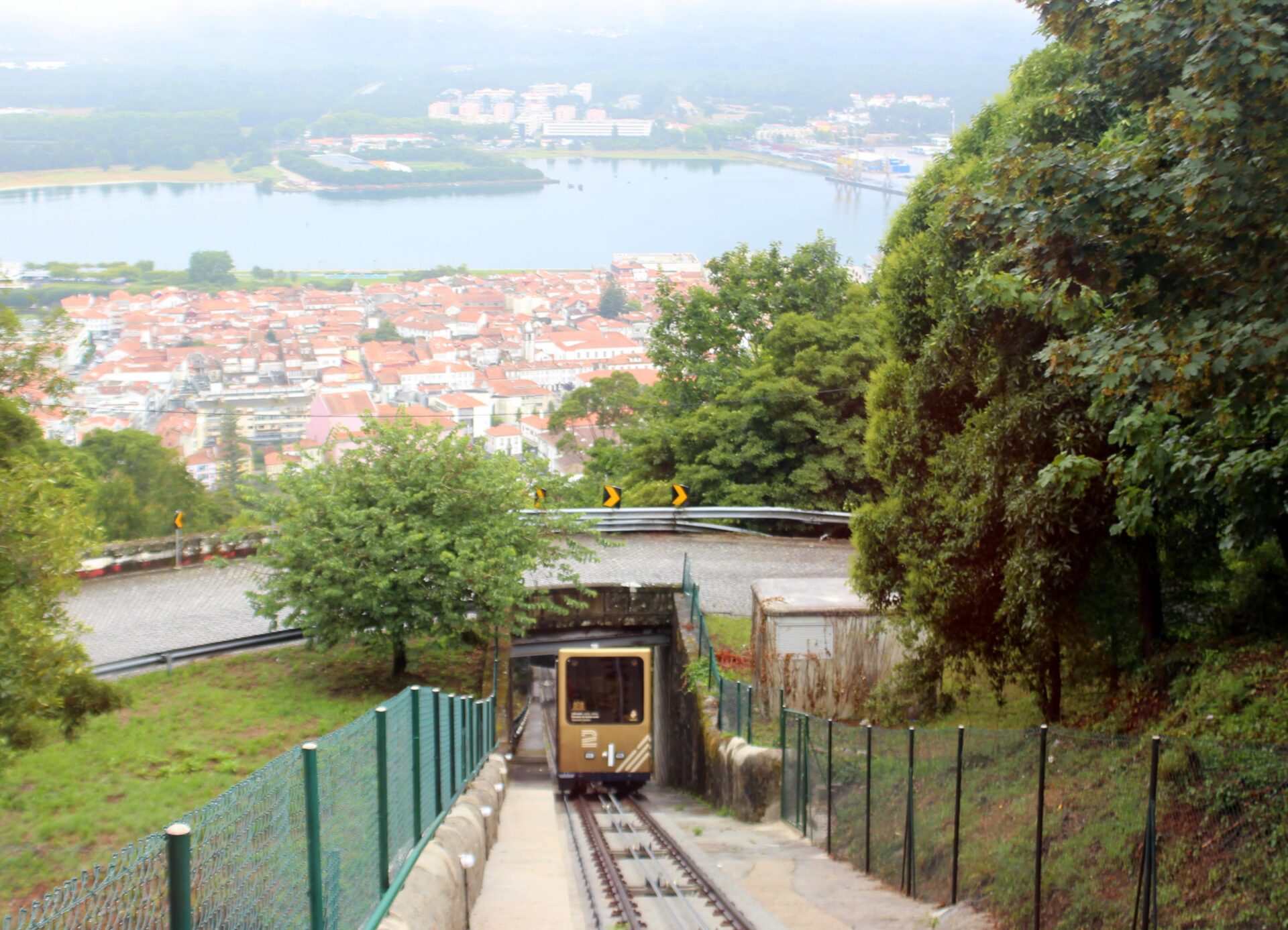 Funicular de santa Luzia en Viana do Castelo