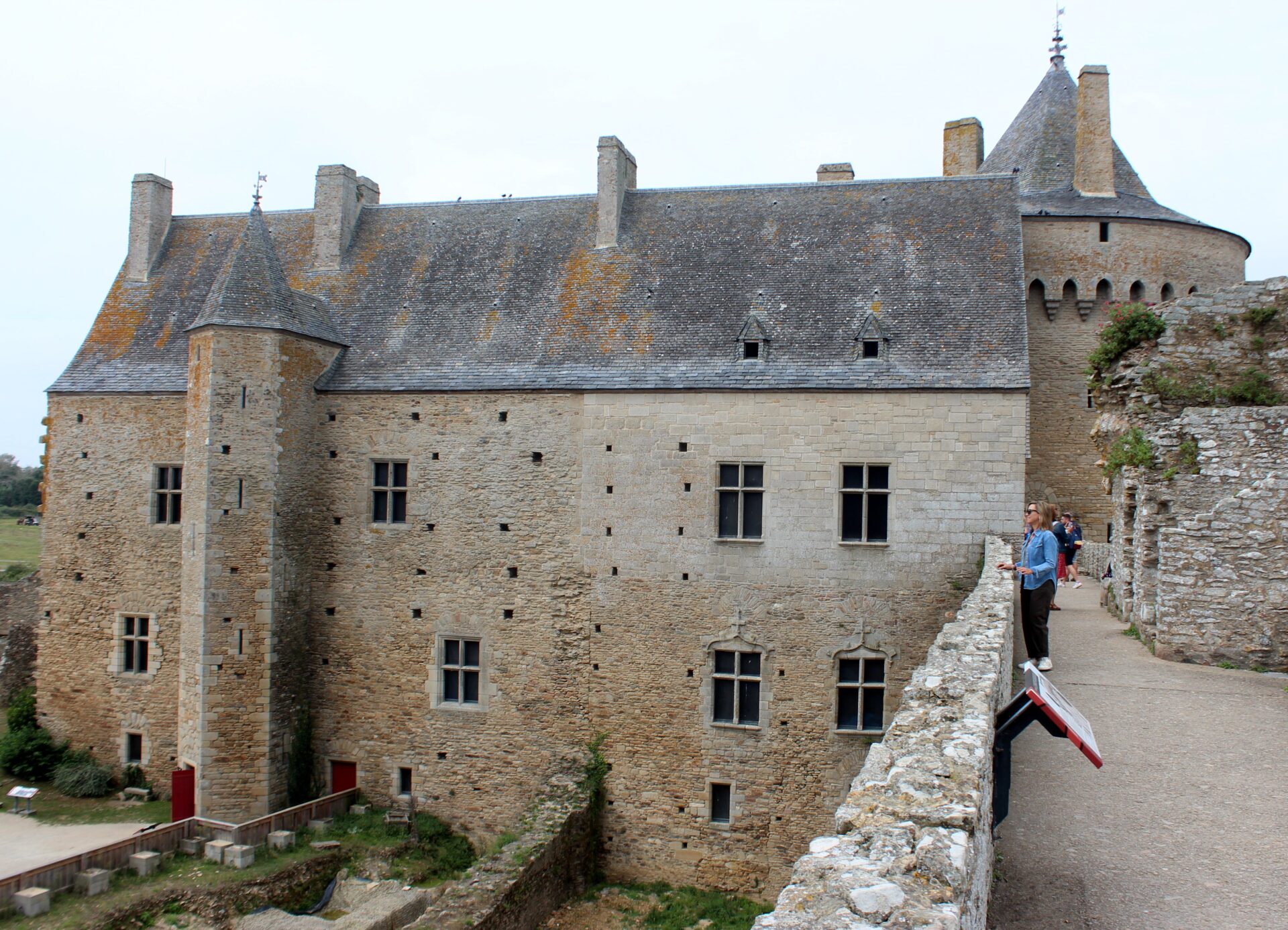 Castillo del sur de Bretaña (Francia)