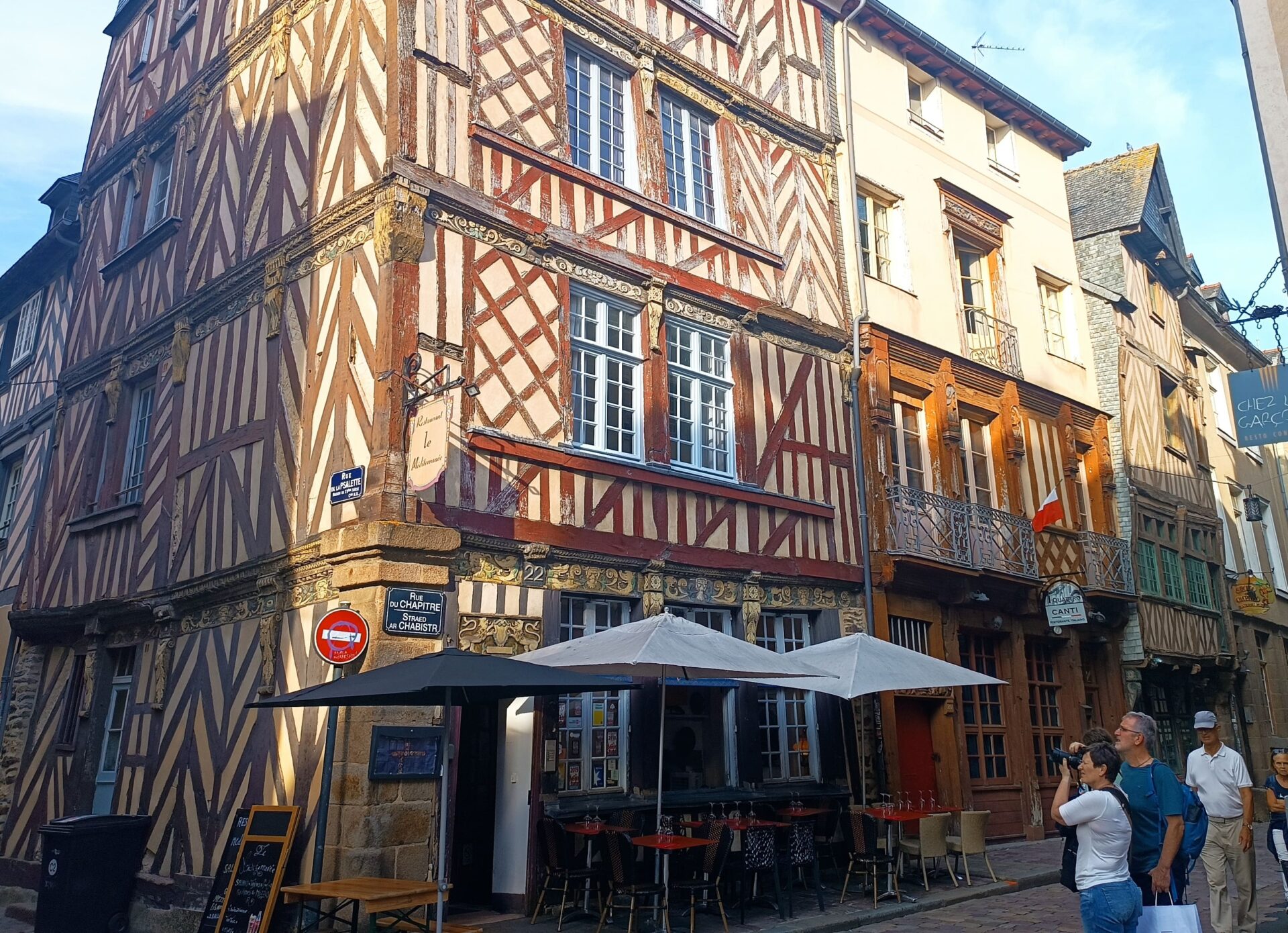 Casas con entramados de madera en Rennes