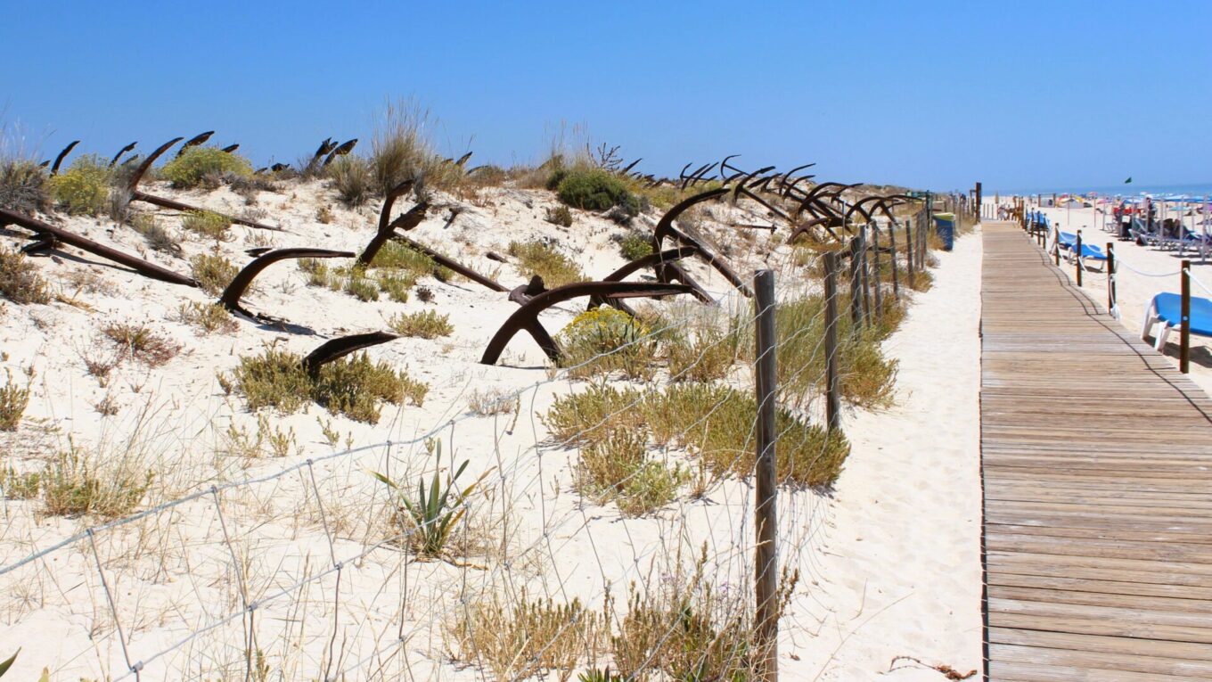 Playa del Barril en el Algarve