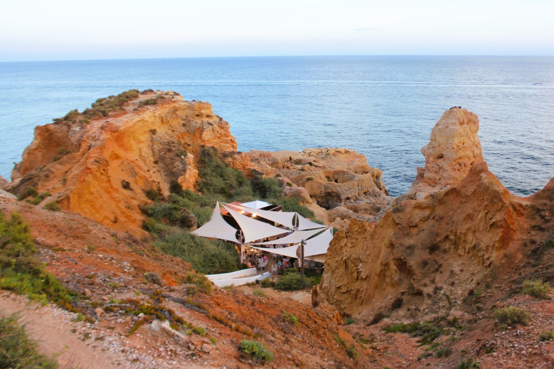 Paisaje lunar en el Algarve