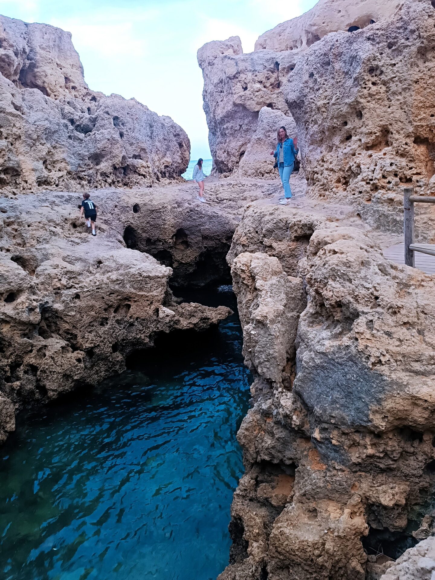 Piscinas naturales en el Algarve