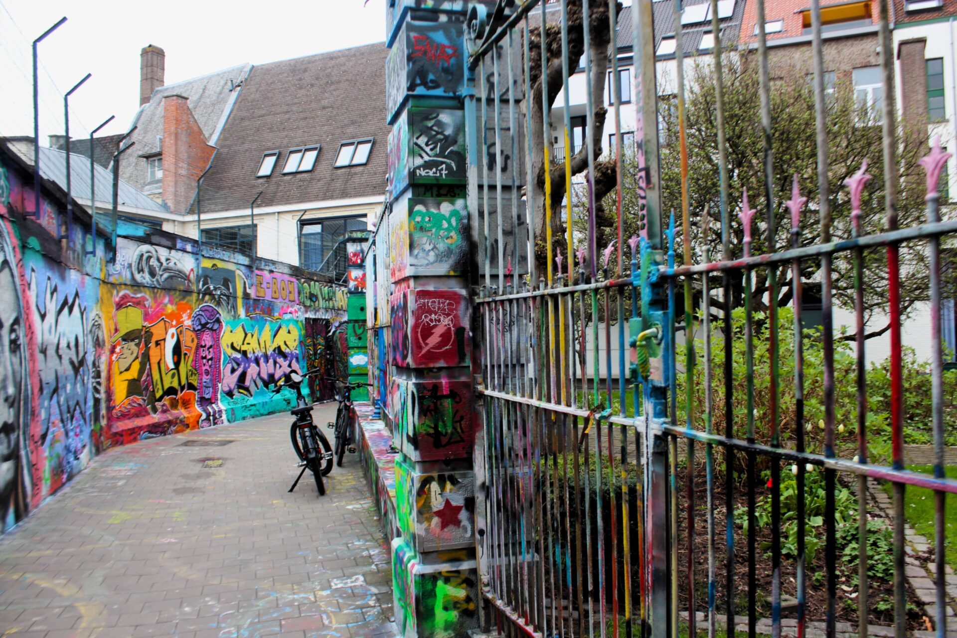 Callejón de los Grafitis en Gante