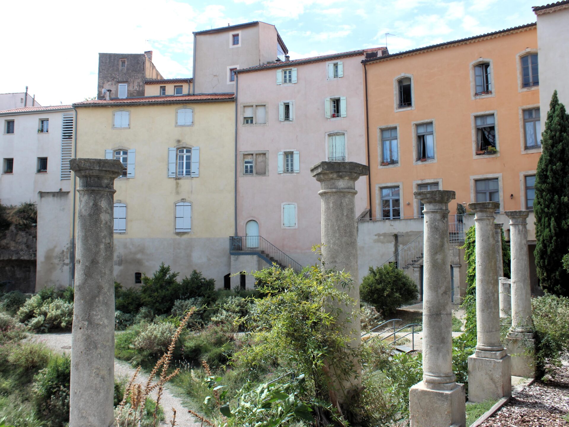 Anfiteatro en un bloque de pisos en Francia