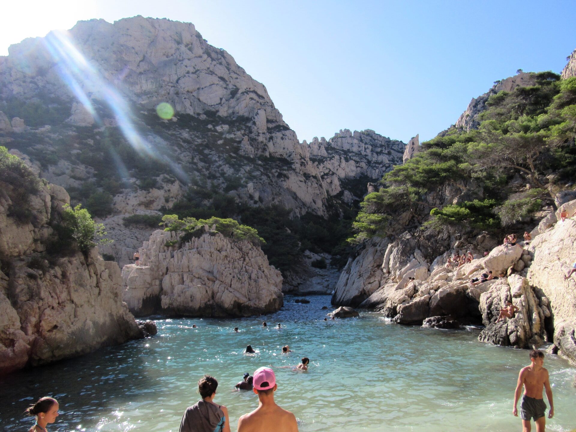 Cómo visitar las calanques de Marsella Calanque de Sugiton