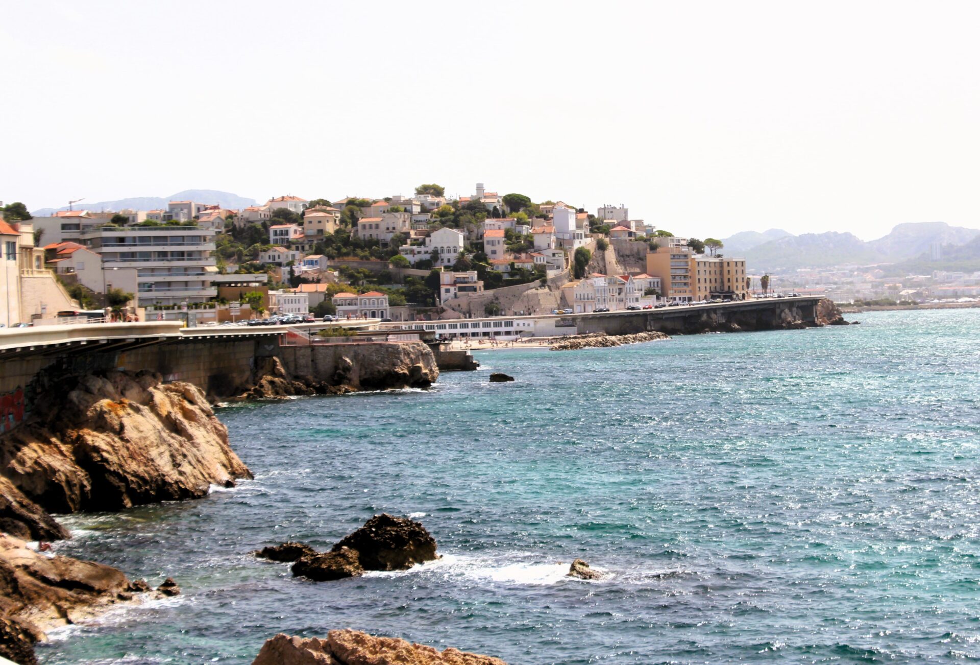 Corniche Kennedy en Marsella