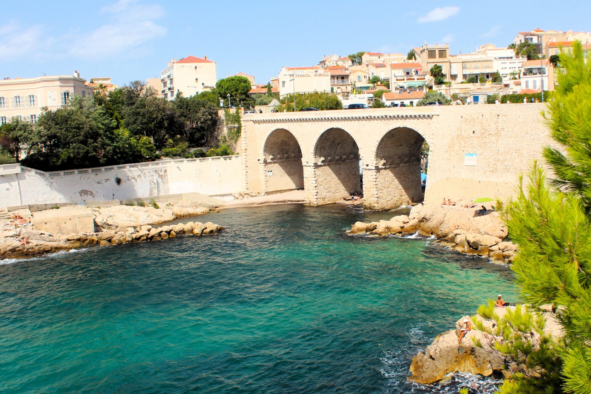 Playas de la Corniche de Marsella