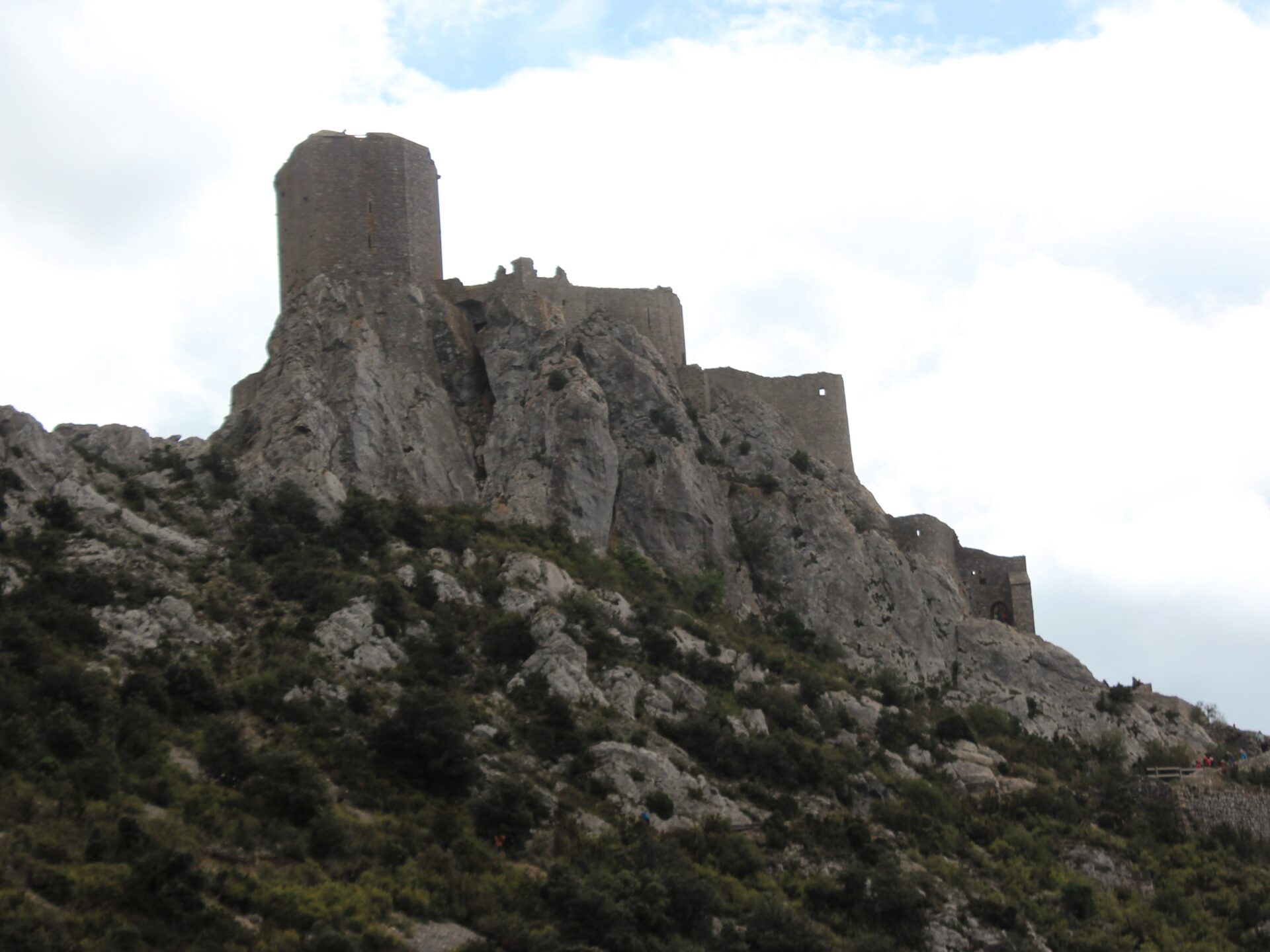 Castillo de Quéribus Pais Cátaro Ruta Castillos cátaros de Francia