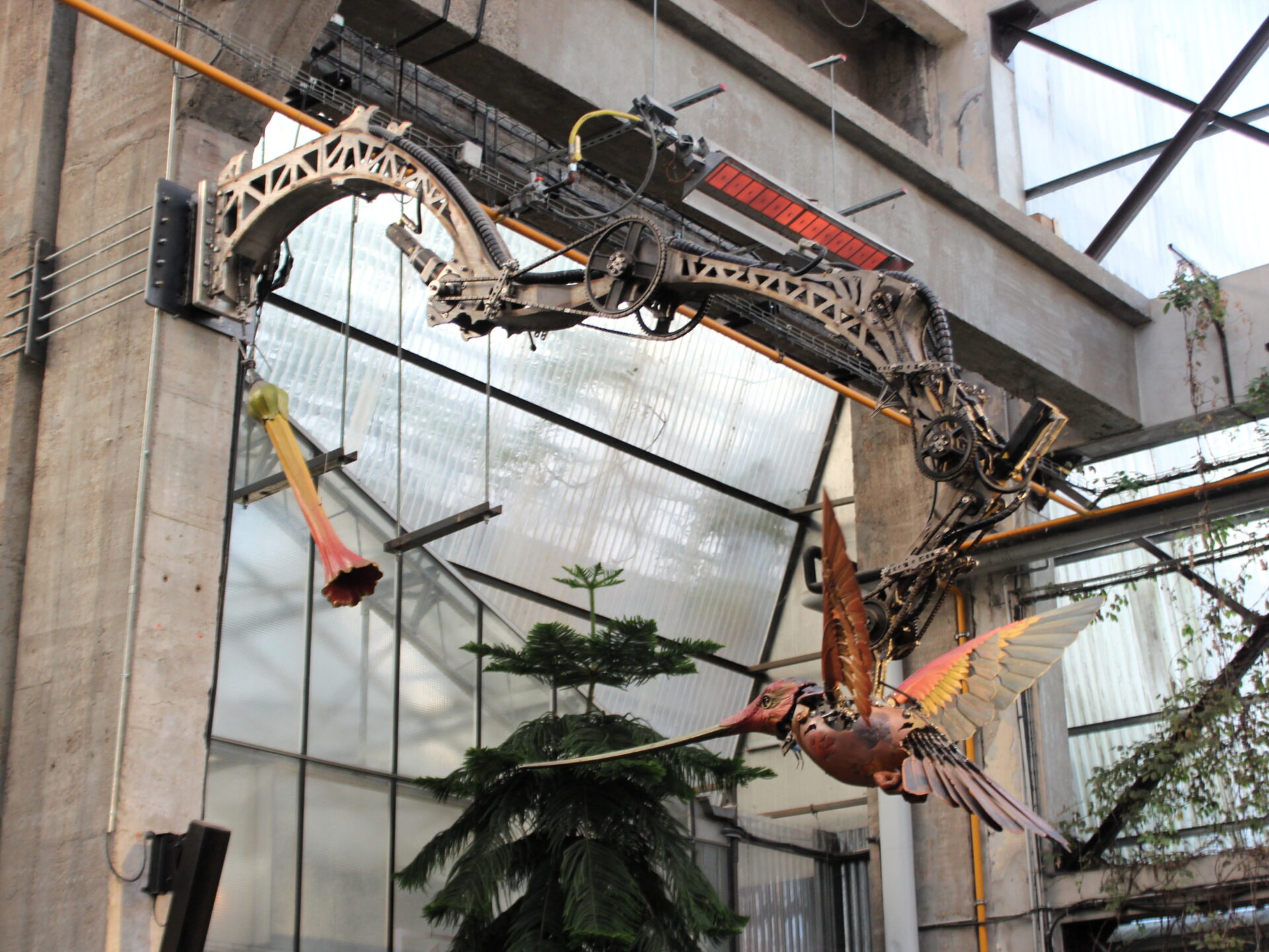 Colibrí en las Galerías de las Máquinas Colibrí en las Galerías de las Máquinas en Nantes