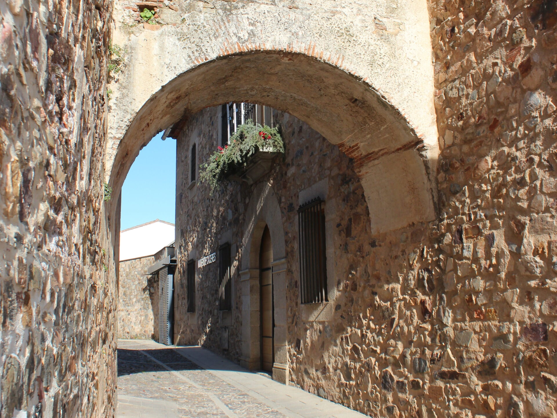 Calles del centro histórico de Cáceres