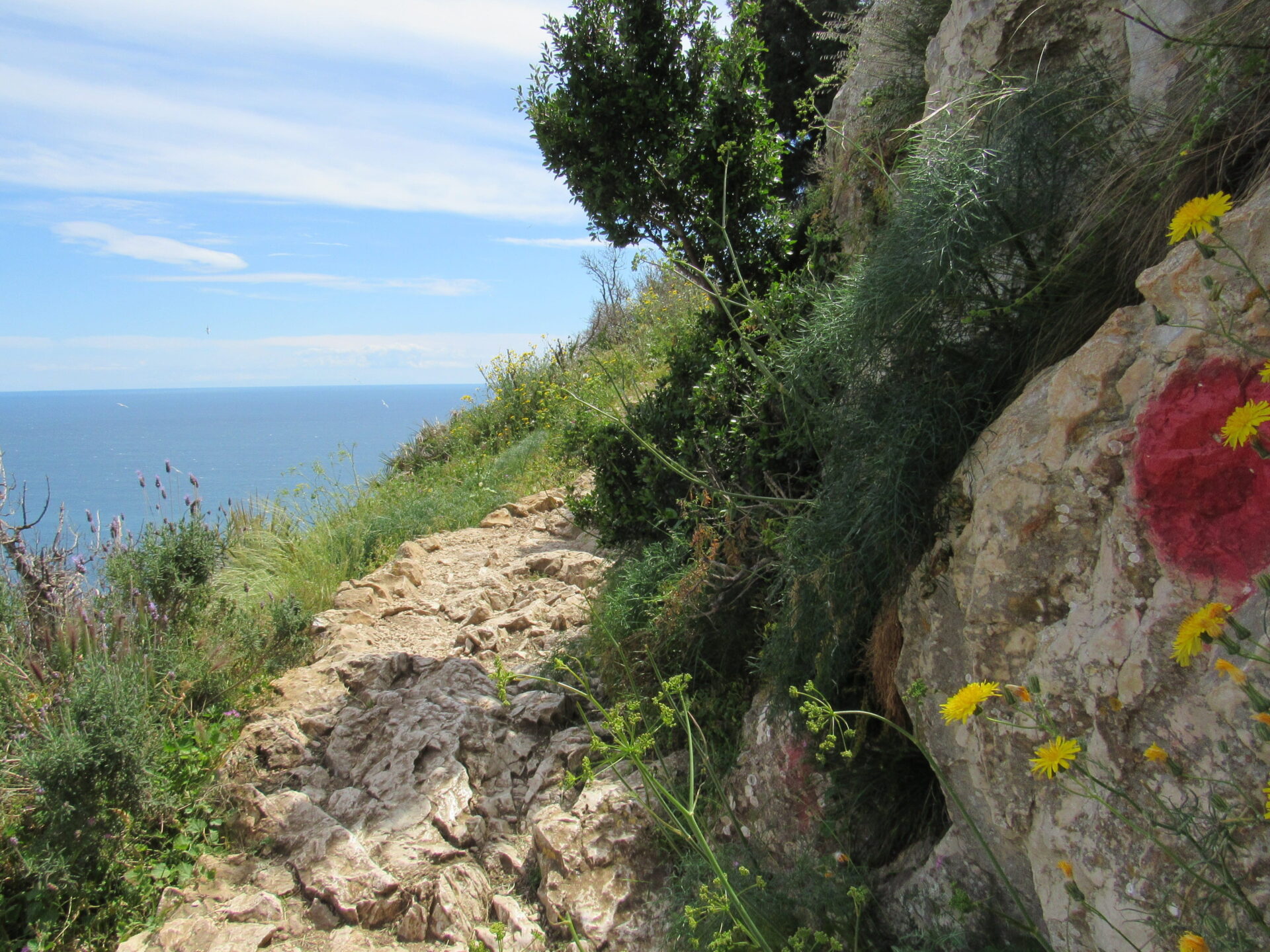 Peñón de Ifach Ruta roja Peñón de Ifach