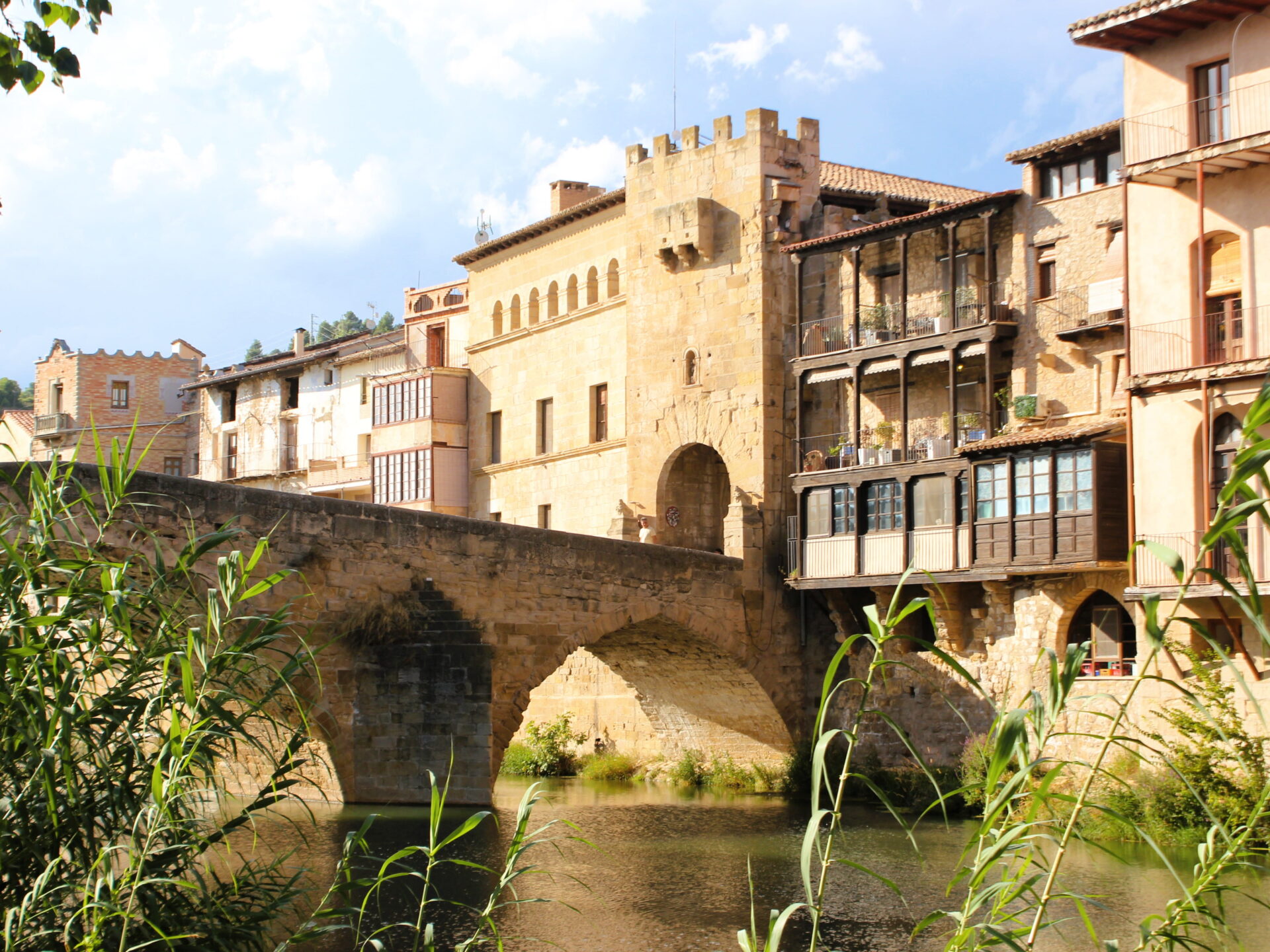 Puente de piedra de Valderrobres. Teruel