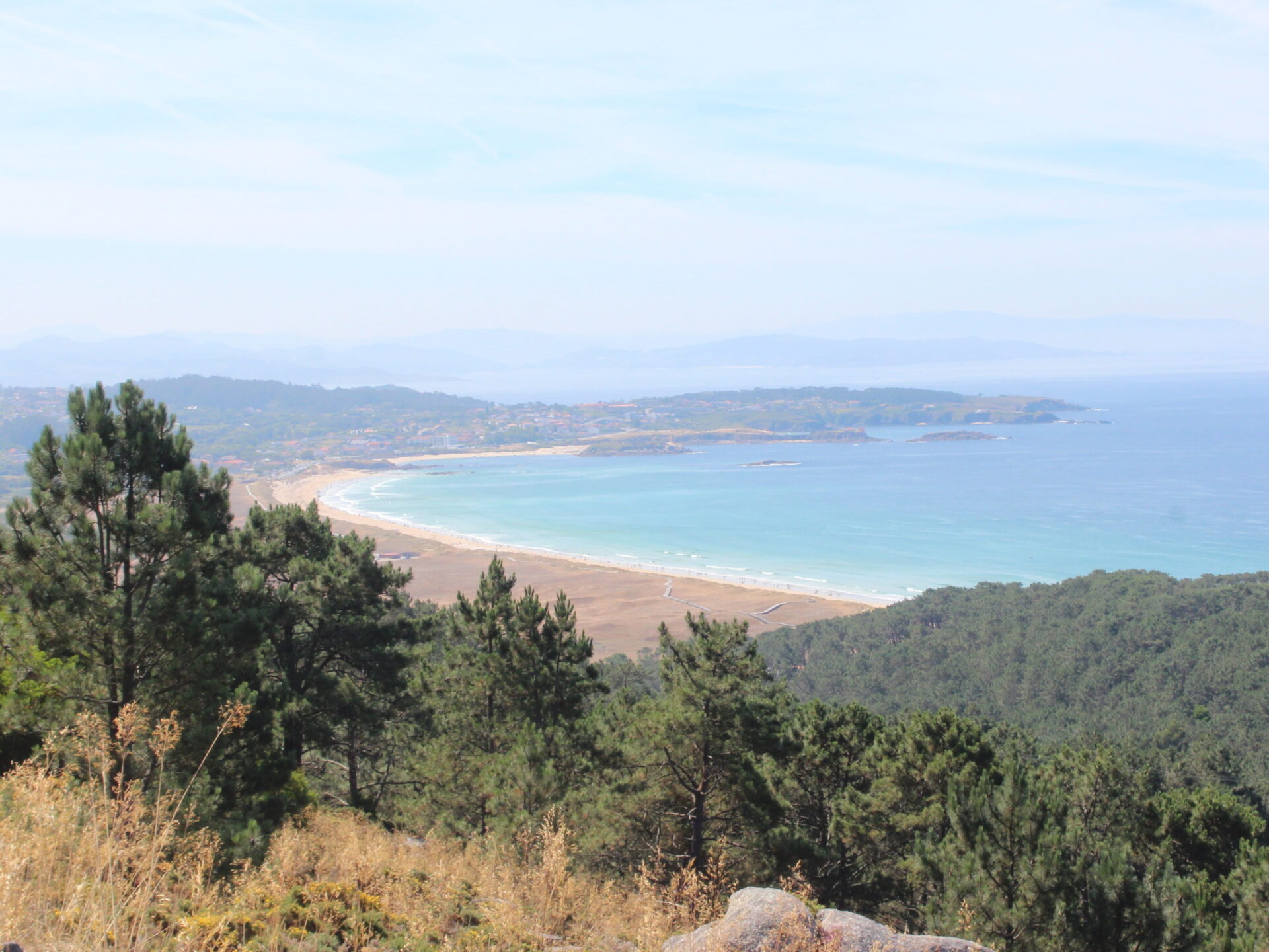 Playa de Lanzada en la península de O Grove